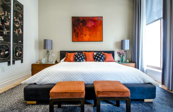 quilted white comforter